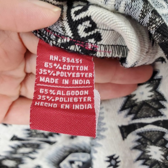 Red Ranch Women's Sz S Western Native Tapestry Woven Aztec Button Up Jacket - Picture 6 of 7